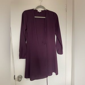 Aritzia (Wilfred) purple mini dress